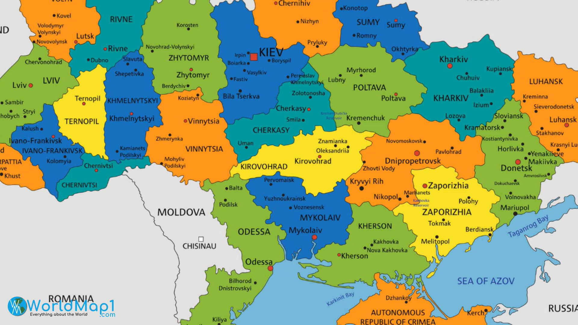 Riwne Karte Ukraine